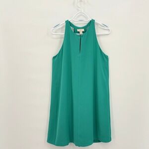 Loft Outlet Petite Emerald Green Halter Keyhole Shift Dress MP 433468